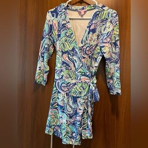 VGUC Lilly Pulitzer Romper 1-piece Wrap Skort - size medium!